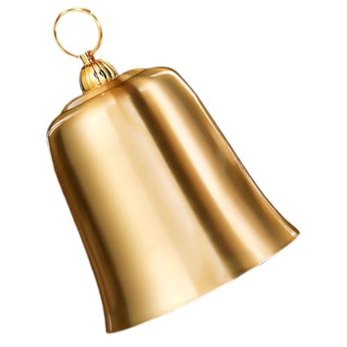 GLEAVI Hängende Glockendekoration aus Metall Goldene Hängeglocke für Weihnachten Party Inneneinrichtung Erzeugt Angenehme Klänge für Türen und Veranda GLEAVI Hängende Glockendekoration aus Metall Goldene Hängeglocke für Weihnachten Party Inneneinrichtung Erzeugt Angenehme Klänge für Türen und Veranda von GLEAVI