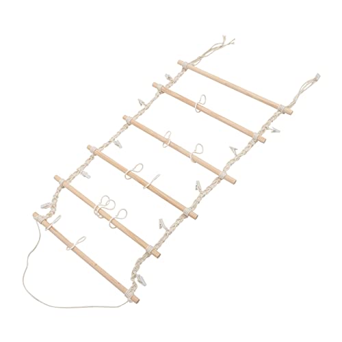 GLEAVI Haushaltswand Organizer für Haarnadeln Gewebter Wandteppich mit Quasten zur Aufbewahrung von Haarclips und Haarbändern Clips und Haken von GLEAVI