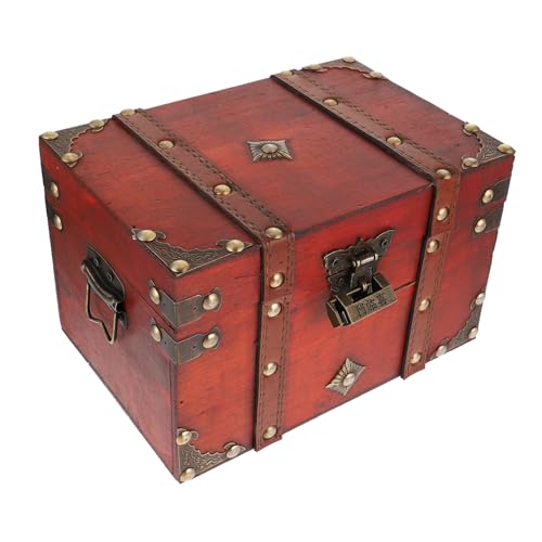 GLEAVI Holz Schmuck Aufbewahrungsbox Vintage Design Desktop-Box Kleinigkeiten Lagerung Box Für Schreibtisch Und Tischorganisation GLEAVI Holz Schmuck Aufbewahrungsbox Vintage Design Desktop-Box Kleinigkeiten Lagerung Box Für Schreibtisch Und Tischorganisation von GLEAVI