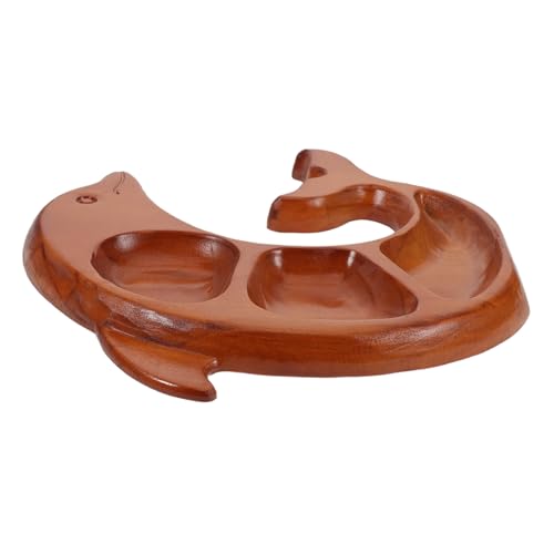 GLEAVI Holz Snacktablett Wal-Design Teilbar Natürliche Holzverarbeitung Künstlerisches Serviertablett für Nüsse Desserts Früchte Partyplatten Einfach zu Reinigen Wohn Gartenbereich GLEAVI Holz Snacktablett Wal-Design Teilbar Natürliche Holzverarbeitung Künstlerisches Serviertablett für Nüsse Desserts Früchte Partyplatten Einfach zu Reinigen Wohn Gartenbereich von GLEAVI