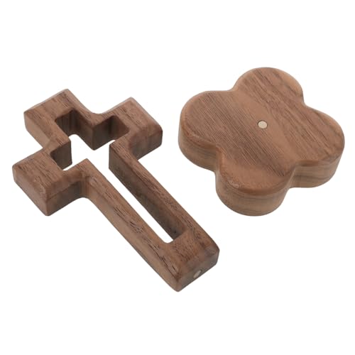 GLEAVI Holzkreuz Dekostück Für Zuhause Und Büro Handgefertigte Landhausornamente Aus Holz Kirchenmodell Als Aufsteller Wohndekoration Mit Klassischem Design GLEAVI Holzkreuz Dekostück Für Zuhause Und Büro Handgefertigte Landhausornamente Aus Holz Kirchenmodell Als Aufsteller Wohndekoration Mit Klassischem Design von GLEAVI
