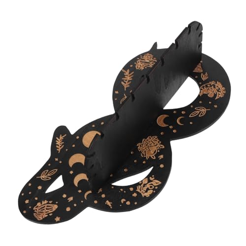 GLEAVI Holzregal Meditationsregal Wandregal Aus Kristall Kristallregale Mondregal Aus Holz Regalwand Anzeigen Black Hölzern GLEAVI Holzregal Meditationsregal Wandregal Aus Kristall Kristallregale Mondregal Aus Holz Regalwand Anzeigen Black Hölzern von GLEAVI