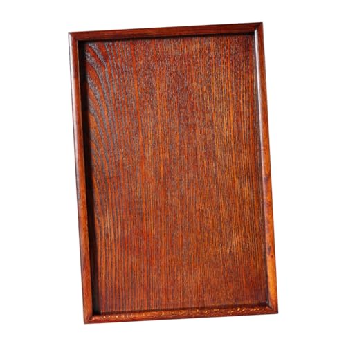 GLEAVI Holztablett Serviertablett Rechteckig Multifunktional für Snacks Obst Kuchen Kleines Holztablett Aus Hochwertigem Holz Robust Leicht Zu Reinigen Für Zuhause Restaurant und Party GLEAVI Holztablett Serviertablett Rechteckig Multifunktional für Snacks Obst Kuchen Kleines Holztablett Aus Hochwertigem Holz Robust Leicht Zu Reinigen Für Zuhause Restaurant und Party von GLEAVI