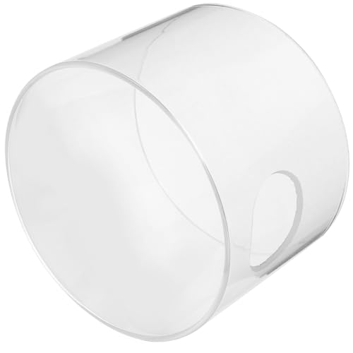GLEAVI Hurricane Kerzenhalter Zylinder Transparent Winddichter Kerzenabdeckungen für Stumpenkerzen Hochborosilikatglas für Romantische Tischdeko für Hochzeiten und Wohnzimmer Robuste von GLEAVI