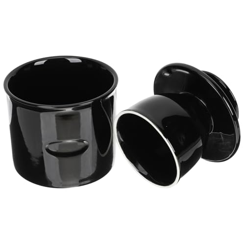 GLEAVI Keramik Butterdose mit Großem Fassungsvermögen Wiederverwendbarer Butter Käsebehälter Luftdichter Buttertopf für Frische Aufbewahrung Vielseitig für Küche und Dessert Geeignet von GLEAVI