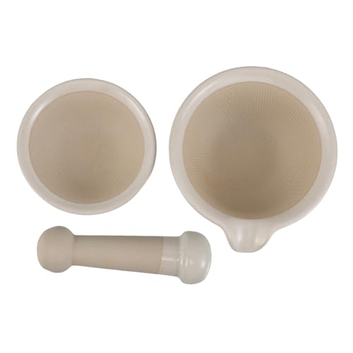 GLEAVI Keramik Food Masher Set mit Stößel Japanischer Stil Manuelle Obst Stampfschale für Glatte Breie Leicht zu Reinigen Langlebig und Geruchsresistent für Junge Mädchen Gesundheit von GLEAVI