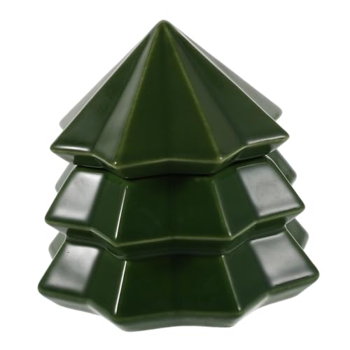 GLEAVI Keramik Vorratsdose Weihnachtsbaum Design Festlich Dicht Verschlossen Teedose und Kerzenhalter Für Weihnachtsdeko Küche Wohnzimmer Zuhause GLEAVI Keramik Vorratsdose Weihnachtsbaum Design Festlich Dicht Verschlossen Teedose und Kerzenhalter Für Weihnachtsdeko Küche Wohnzimmer Zuhause von GLEAVI