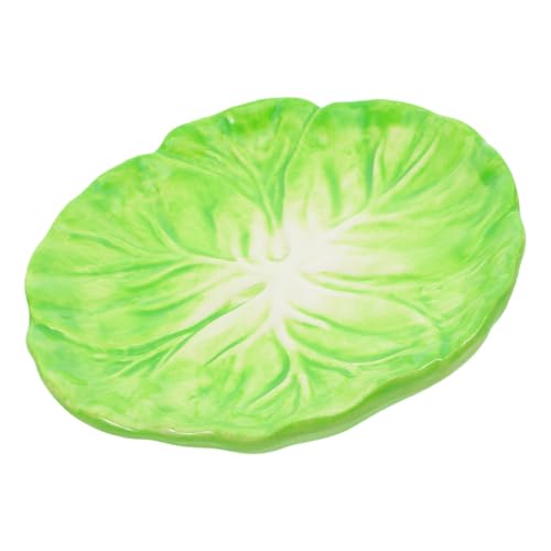 GLEAVI Keramikteller Einzigartiger Kohlform Multifunktionale Servierplatte für Salat Obst Dessert Food Display Tray Leicht und Dekorativ für Zuhause und Büro GLEAVI Keramikteller Einzigartiger Kohlform Multifunktionale Servierplatte für Salat Obst Dessert Food Display Tray Leicht und Dekorativ für Zuhause und Büro von GLEAVI