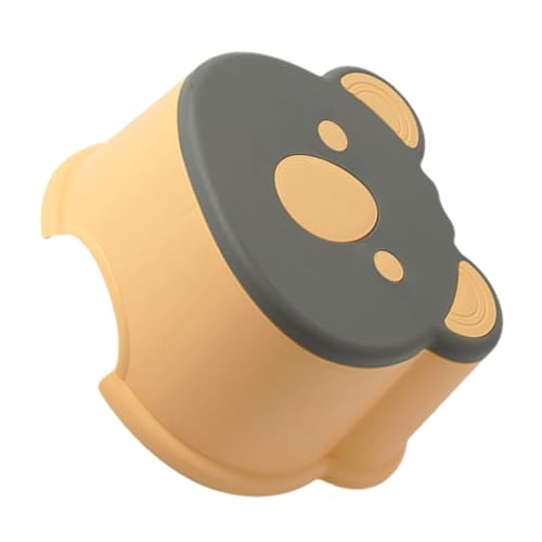 GLEAVI Kinderhocker Cartoon Kleiner Rutschfester Sitzhocker für Wohnzimmer und Kinderzimmer Stabiles Design Komfortabel und Sicher Orange Klein von GLEAVI