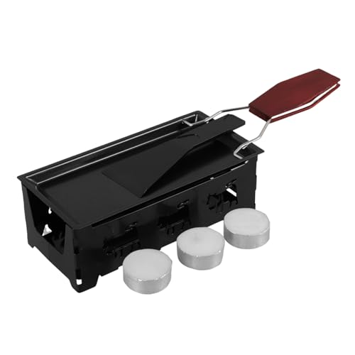GLEAVI Klappbarer Grillpfannen mit Holzgriff Antihaftbeschichtet Tragbar für Outdoor Camping Picknick Inklusive Kerzen Vielseitig Einsetzbar als Raclette Käse Schmelzpfanne Stilvolles GLEAVI Klappbarer Grillpfannen mit Holzgriff Antihaftbeschichtet Tragbar für Outdoor Camping Picknick Inklusive Kerzen Vielseitig Einsetzbar als Raclette Käse Schmelzpfanne Stilvolles von GLEAVI