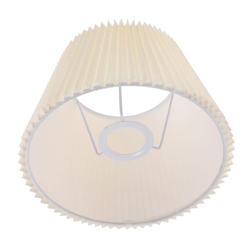 GLEAVI Kleinformatiger Vintage Lampenschirm aus Feinem Stoff Lampe Abdeckung für Schlafzimmer Wohnzimmer und Hotels Einfache Installation Langlebig und Praktisch Sanftem Gelb von GLEAVI