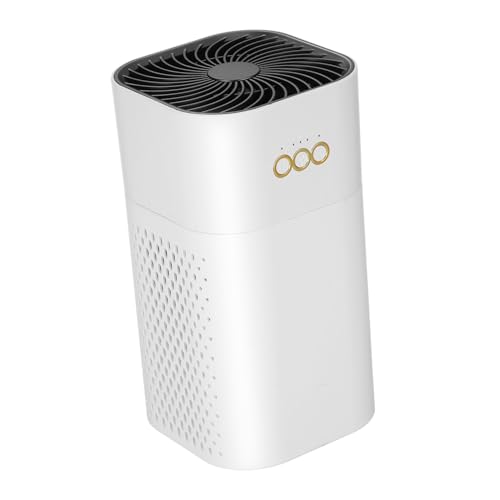 GLEAVI Kompakter USB für Schreibtisch Stufigem Luftstrom Tragbarer Raumfilter gegen Rauch Staub und Haustierhaare für Büro Schlafzimmer und Studentenwohnheim Weiß GLEAVI Kompakter USB für Schreibtisch Stufigem Luftstrom Tragbarer Raumfilter gegen Rauch Staub und Haustierhaare für Büro Schlafzimmer und Studentenwohnheim Weiß von GLEAVI