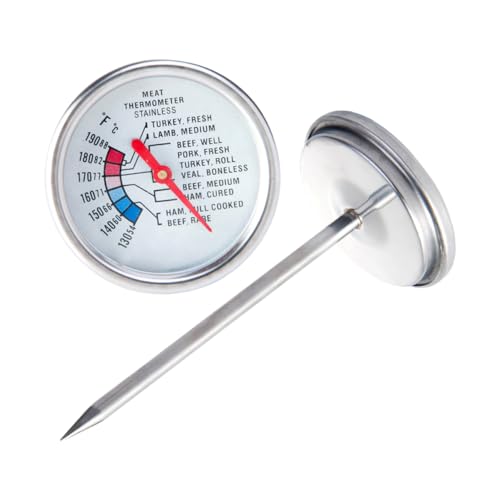 GLEAVI Küchen Fleischthermometer Probe Präzises Bbq Thermometer mit Klarer für Grillen Kochen und Camping Einfach zu Bedienen für Zuverlässige Temperaturmessung GLEAVI Küchen Fleischthermometer Probe Präzises Bbq Thermometer mit Klarer für Grillen Kochen und Camping Einfach zu Bedienen für Zuverlässige Temperaturmessung von GLEAVI