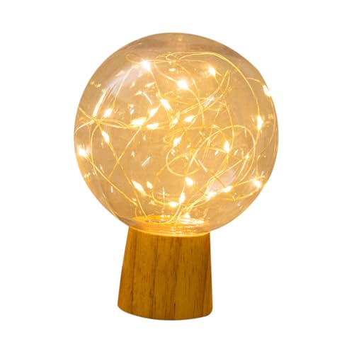 GLEAVI LED Nachttischlampe Kugelform USB Wiederaufladbar Kompakte Schlafzimmer Tischlampe Dekoratives Nachtlicht Für Kinderzimmer Wohnzimmer GLEAVI LED Nachttischlampe Kugelform USB Wiederaufladbar Kompakte Schlafzimmer Tischlampe Dekoratives Nachtlicht Für Kinderzimmer Wohnzimmer von GLEAVI