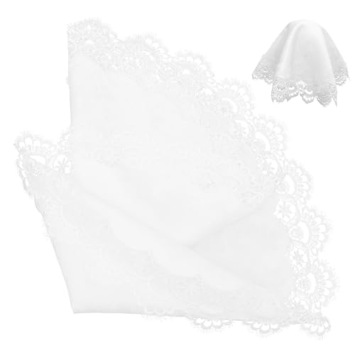 GLEAVI Lace Lampenschirmbezug Weißer Spitzenlampenschirmbezug für Dekoration Vielseitig Einsetzbar Design Langlebig und Flexibel für Tischlampen von GLEAVI