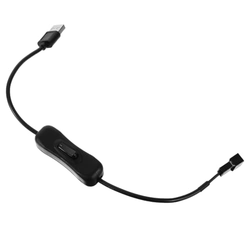 GLEAVI Lüfteradapterkabel Usb-auf-4-pin-kabel Lüfter Netzkabel Lüfterkabel Kabel USB Auf 4pin Adapterkabel Für Pc-lüfter Pc-lüfter-Adapter 4-polige Kabel 4polig Gummi Netzteil von GLEAVI
