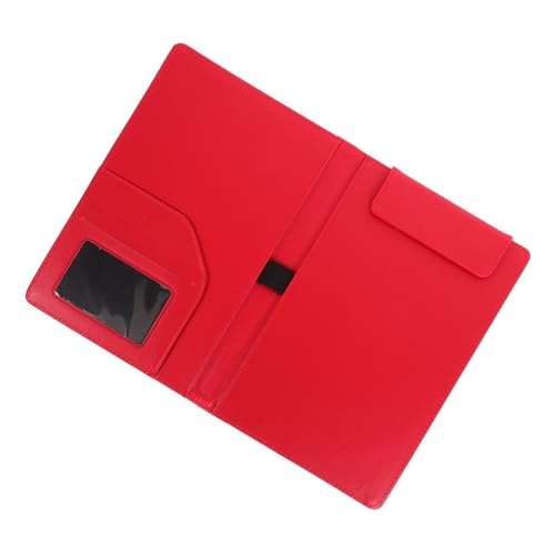 GLEAVI Magnetisches Klemmbrett mit PU Ordner Kleines Leichtes Speisekarte und Rechnungsklemmbrett für Restaurant und Büro Stabiler Dokumentenhalter mit Sicherem Clip Rotes Schreibbrett GLEAVI Magnetisches Klemmbrett mit PU Ordner Kleines Leichtes Speisekarte und Rechnungsklemmbrett für Restaurant und Büro Stabiler Dokumentenhalter mit Sicherem Clip Rotes Schreibbrett von GLEAVI