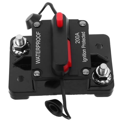 GLEAVI Manueller Reset Leistungsschutzschalter für Auto Boot Wohnmobil Überlastschutz Kurzschlussschutz Elektrische Einfach zu Warten von GLEAVI