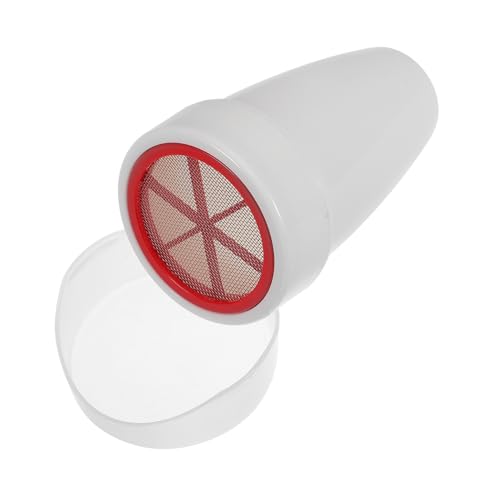 GLEAVI Mehlsieb Puderzucker Pulver Zuckersieb Staubwedel Zum Backen Staubstreuer Ersatz Zuckerspender Cake Pop Shaker Feinmaschiges Sieb Pulversieb Weiß Edelstahl von GLEAVI