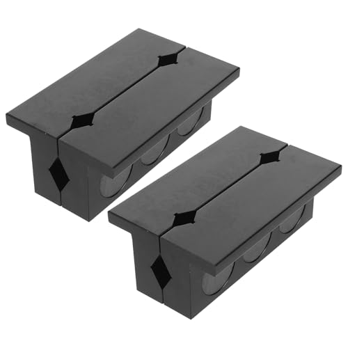 GLEAVI Metall Anti-Quetsch-Schraubstockpolster: Magnetische Legierungsbacken-Schützer – Rutschfeste Abdeckungen – Universale Halterung für Öl-Kühlanschlüsse im Holzhandwerk von GLEAVI