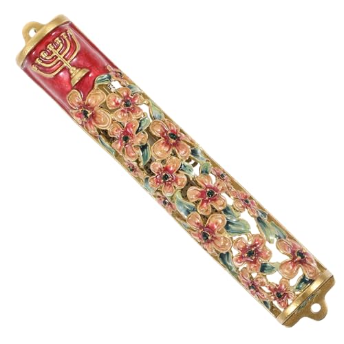 GLEAVI Mezuzah Türdekoration aus Metall Jüdische Mizwa mit Segensschriftrolle Einzigartiges Religiöses Schmuckstück für Zuhause zur Verschönerung des Eingangsbereichs Schaffung Festlichen von GLEAVI