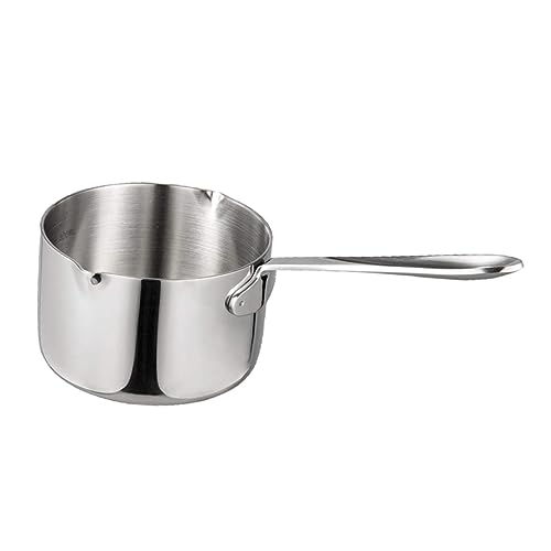 GLEAVI Milchtopf mit Ausgießer Energieeffizient Induktionsgeeignet für Frühstück Babybrei Saucen Kochen von GLEAVI