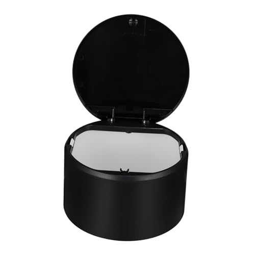 GLEAVI Mini Mülleimer für Schreibtisch Drucktyp Abfalleimer mit Deckel Kompakte Müllaufbewahrung für Büro und Haushalt Praktischer und Stilvoller Tischmülleimer Schwarz GLEAVI Mini Mülleimer für Schreibtisch Drucktyp Abfalleimer mit Deckel Kompakte Müllaufbewahrung für Büro und Haushalt Praktischer und Stilvoller Tischmülleimer Schwarz von GLEAVI