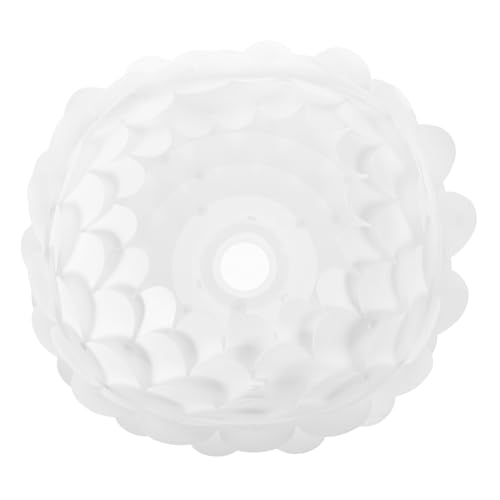 GLEAVI Minimalistischer Fischschuppen Lampenschirm Φ Dekorativer Pendelleuchten-schirm mit Optimaler Lichtstreuung Augenschonendes Design für Schlafzimmer Wohnzimmer Küche und von GLEAVI