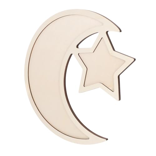 GLEAVI Mondstern Tablett Islamisches Tablett Ramadan-mondtablett Eid Servierplatte Eid-Dessert-tablett Mond- Und Sterntablett Aus Holz Mondtablett Aus Holz Pappel Beige GLEAVI Mondstern Tablett Islamisches Tablett Ramadan-mondtablett Eid Servierplatte Eid-Dessert-tablett Mond- Und Sterntablett Aus Holz Mondtablett Aus Holz Pappel Beige von GLEAVI
