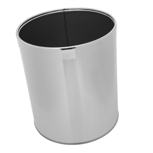 GLEAVI Mülleimer Rund Robuster Abfalleimer für Badezimmer Küche und Wohnzimmer Kompakte für Haushaltsabfälle und Praktischer Müllbehälter für Recycling Stilvolles Design für GLEAVI Mülleimer Rund Robuster Abfalleimer für Badezimmer Küche und Wohnzimmer Kompakte für Haushaltsabfälle und Praktischer Müllbehälter für Recycling Stilvolles Design für von GLEAVI