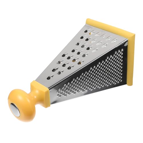 GLEAVI Multifunktion Ale Reibe Käsereibe Schnitte Reibe Küche Aktenvernichter Gemüsefahrer Gemüse -slicer Gemüsereibe Shredder Kartoffelschneider Reiben Salat Grader Rostfreier Stahl Gelb von GLEAVI