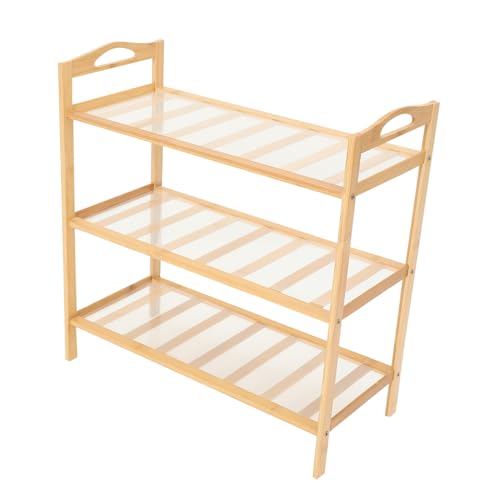 GLEAVI Multilayer Holz Schuhregal Platzsparender Schuhständer für Eingangsbereich Stabiler Schuhorganizer mit Ablagen für Effiziente Aufbewahrung und Ordnung GLEAVI Multilayer Holz Schuhregal Platzsparender Schuhständer für Eingangsbereich Stabiler Schuhorganizer mit Ablagen für Effiziente Aufbewahrung und Ordnung von GLEAVI