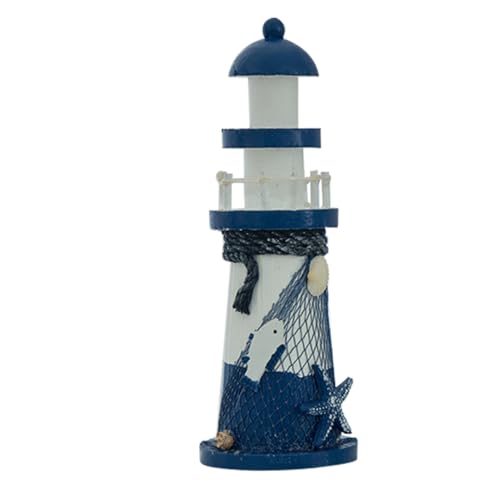 GLEAVI Nautische Holz-lichtturm Figurine Mediterraner Stil Wohnkultur Symbol für Führung und Zuversicht Robust und Langlebig für Wohnzimmer und Büro GLEAVI Nautische Holz-lichtturm Figurine Mediterraner Stil Wohnkultur Symbol für Führung und Zuversicht Robust und Langlebig für Wohnzimmer und Büro von GLEAVI