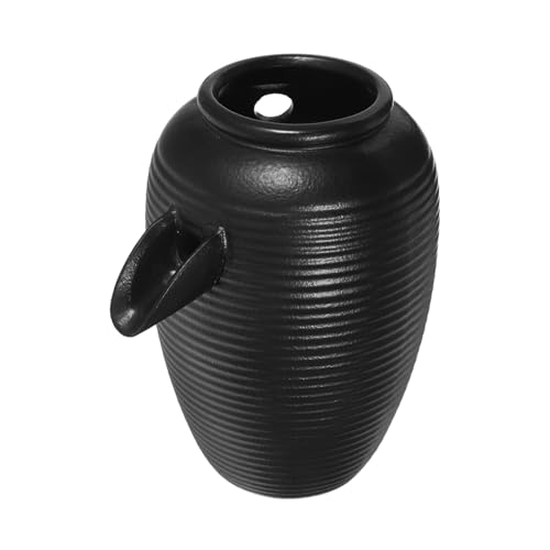 GLEAVI Outdoor Keramikbrunnen mit Zirkulierendem Wassersystem Künstlerischer Blumentopf Wasserfall DIY Garten und Teichdekoration für Terrasse und Hinterhof Verbesserte Wasserqualität für von GLEAVI