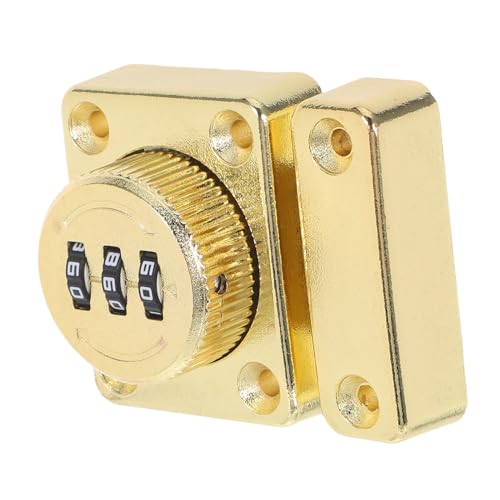 GLEAVI Passwort Sicherheits Schubladenschloss Code Sicherheitsschloss Codiertes Schrankschloss Verrou Placard Slide Kombinationsriegelschloss Mechanisches Codeschloss Kommoden von GLEAVI