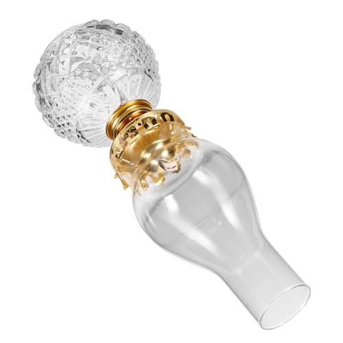 GLEAVI Petroleumlampe Aus Glas Für Innenbereich Vintage Öllampe Mit Hitzebeständiger Abdeckung Petroleumlicht Für Tisch Kamin Oder Schreibtisch Öllaterne Für Küche Wohnzimmer GLEAVI Petroleumlampe Aus Glas Für Innenbereich Vintage Öllampe Mit Hitzebeständiger Abdeckung Petroleumlicht Für Tisch Kamin Oder Schreibtisch Öllaterne Für Küche Wohnzimmer von GLEAVI