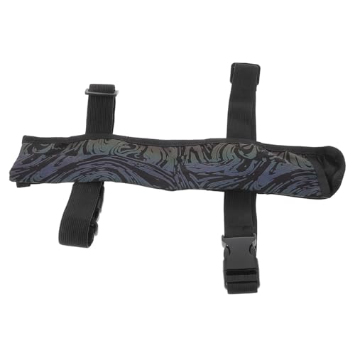 GLEAVI Riemen-Fächertasche kleine Fantaschen Handfächertaschen aus Stoff Faltbarer Fächerbeutel Leggings-Fantaschen Oberschenkelfächertasche Beinventilator-Utility-Tasche Schwarz von GLEAVI