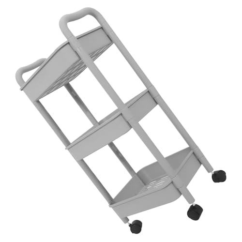 GLEAVI Rollbarer Aufbewahrungswagen Stufiger Multifunktionaler Rollwagen mit Rädern Platzsparend für Schlafzimmer Badezimmer und Büro Design Großer Stauraum GLEAVI Rollbarer Aufbewahrungswagen Stufiger Multifunktionaler Rollwagen mit Rädern Platzsparend für Schlafzimmer Badezimmer und Büro Design Großer Stauraum von GLEAVI