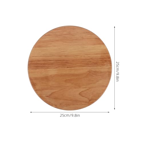 GLEAVI Runder Holzsitz Ersatzplatte für Barhocker und Runde Hocker Robustes Holzmaterial Minimalistisches Design Vielseitig für Zuhause Restaurant Einfache Montage und Reinigung von GLEAVI