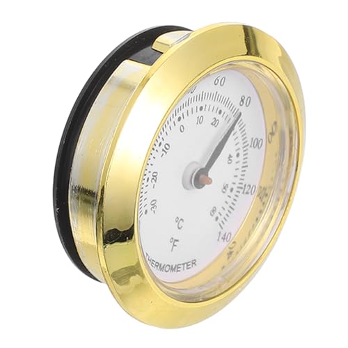 GLEAVI Rundes Thermometer für Innenräume Präziser Temperaturmesser mit Ablesbarem Display und Leichtem Design für Teegläser und Gartenanwendungen GLEAVI Rundes Thermometer für Innenräume Präziser Temperaturmesser mit Ablesbarem Display und Leichtem Design für Teegläser und Gartenanwendungen von GLEAVI