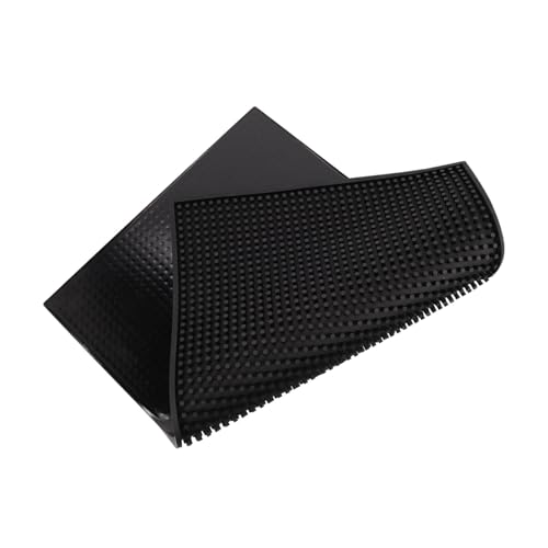 GLEAVI Rutschfeste Verschleißfeste Kaffeebar Matte aus Dickem PVC Wasserabweisende Abtropfmatte für Arbeitsplatte Praktisches Barzubehör Große Unterlage für Barbedarf von GLEAVI