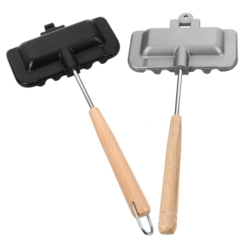 GLEAVI Sandwichmaker mit Antihaftbeschichtung Abnehmbarer Doppelseiten Pfanne für Toast Ergonomischer Griff Vielseitig Einsetzbar der Küche für Leckere Snacks GLEAVI Sandwichmaker mit Antihaftbeschichtung Abnehmbarer Doppelseiten Pfanne für Toast Ergonomischer Griff Vielseitig Einsetzbar der Küche für Leckere Snacks von GLEAVI