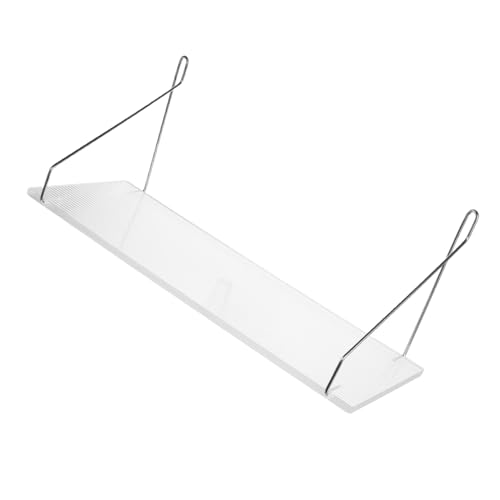 GLEAVI Schwebendes Wandregal aus Transparentes Regal für Badezimmer Küche Wohnzimmer zur Aufbewahrung von Toilettenartikeln Büchern und Deko Wandhalterung GLEAVI Schwebendes Wandregal aus Transparentes Regal für Badezimmer Küche Wohnzimmer zur Aufbewahrung von Toilettenartikeln Büchern und Deko Wandhalterung von GLEAVI