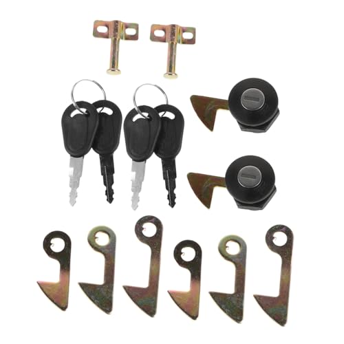 GLEAVI Set Sattel – Aufbewahrungsschlösser Aus Metall Schloss Hinterer Zylinder Passende Verkleidung Zum Verriegeln Von Rollern Rollerheckalarme Tour Kit Für Modifizierte von GLEAVI