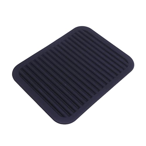 GLEAVI Silikonmatte Schwarz rutschfest Als Isoliermatte Und Untersetzermatte Nutzbar Mit Hitzebeständigkeit Für Küchentisch Und Topflappen von GLEAVI