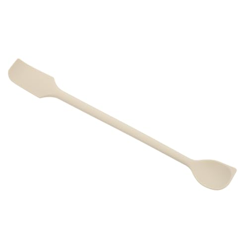 GLEAVI Silikonspatel Pfannkuchenspatel Sauerteigspatel Küchenspatel Silikon Glasspatel Spatel Mit Langem Griff Silikon Mixerspatel Butterspatel Kleiner Spatel Beige Kieselgel von GLEAVI
