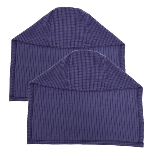 GLEAVI Sofa Armlehnenbezug 2 Stück Aus Elastischem Fleece rutschfest Marineblau Für Büro Und Zuhause Armlehnenschutz Für Sofas Und Sessel von GLEAVI
