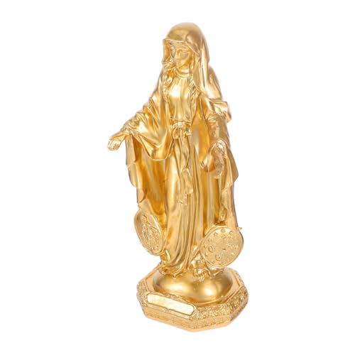 GLEAVI Statue Heimdekoration Vintage Schreibtisch Jungfrau Maria Ornament Schreibtisch Artikel Dekoration Für Zuhause Schreibtisch Ornament Retro Kommode Auto von GLEAVI