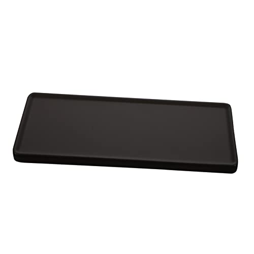 GLEAVI Sushi Servierplatte aus Keramik Schwarze Matte Oberfläche für Desserts Vorspeisen und Snacks Hochzeiten Partys und Zuhause GLEAVI Sushi Servierplatte aus Keramik Schwarze Matte Oberfläche für Desserts Vorspeisen und Snacks Hochzeiten Partys und Zuhause von GLEAVI
