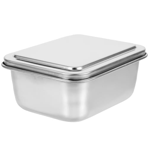 GLEAVI Tiramisu Box mit Deckel Quadratische Backform für Kuchen Kekse und Süßigkeiten als Servierplatte und Langlebig von GLEAVI